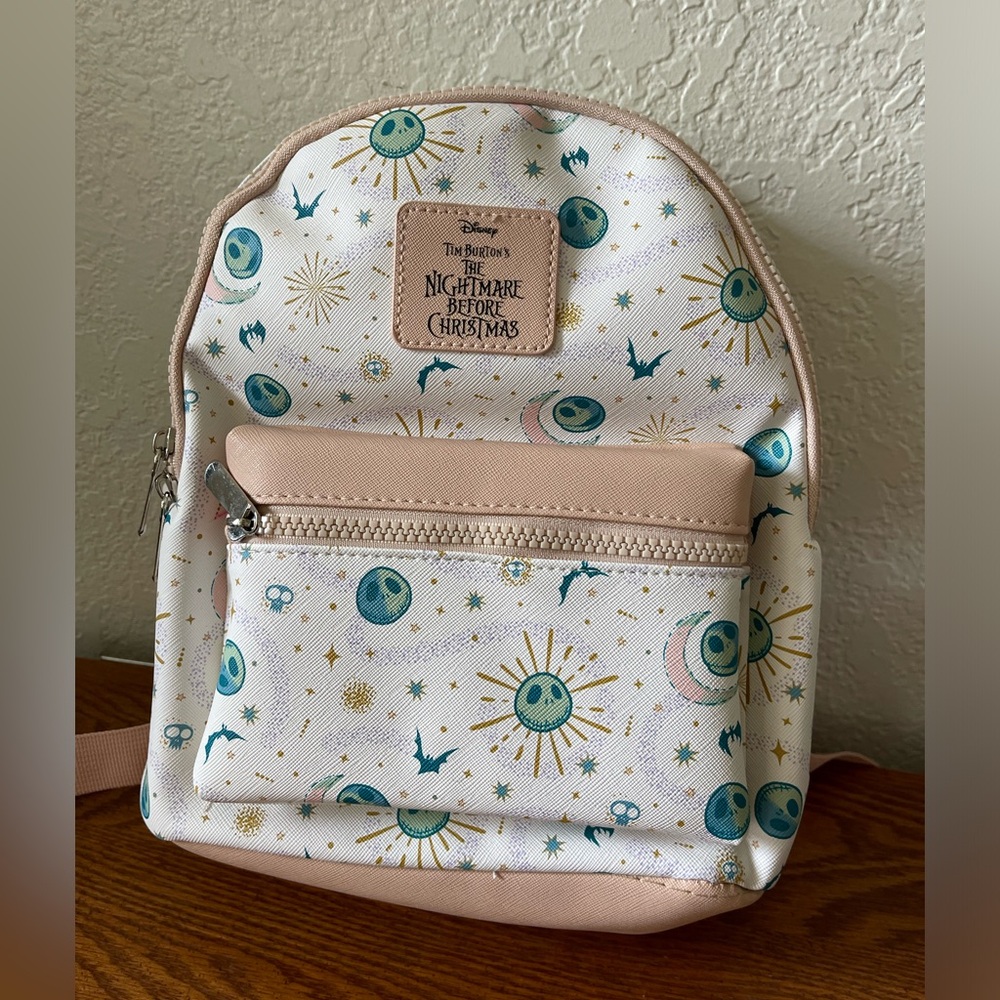 NEW Bioworld Disney The Nightmare Before Christmas Mini Backpack Jack Skellingto